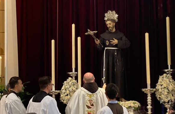 Celebración del 450 aniversario de la presencia franciscana en Martos y bendición de la nueva imagen de San Francisco de Asís