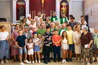 Toma de posesión nuevo párroco en Monte Lope Álvarez, Fray Florencio Fernández (OFM)