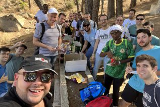 Los seminaristas conocen el «Caminito del Rey» en la fiesta del Pilar