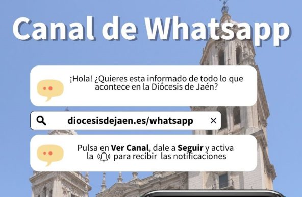 La Diócesis cuenta ya con un Canal oficial de información de WhatsApp