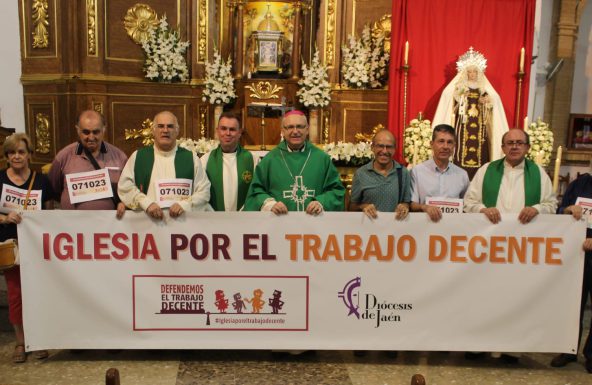 <strong>El Obispo de Jaén defiende el trabajo decente y lamenta que la siniestralidad sea una de las caras de la precariedad laboral</strong>