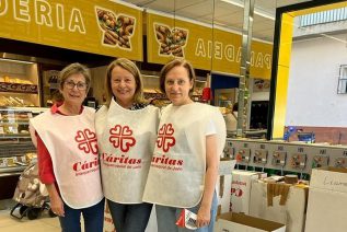 Hoy y mañana, gran recogida de alimentos para la despensa de Cáritas