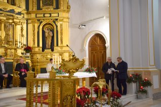 Los sacerdotes mayores, protagonistas de la felicitación diocesana al Obispo