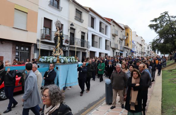 Las parroquias de Mancha Real celebran a su patrona, en la Solemnidad de la Inmaculada Concepción