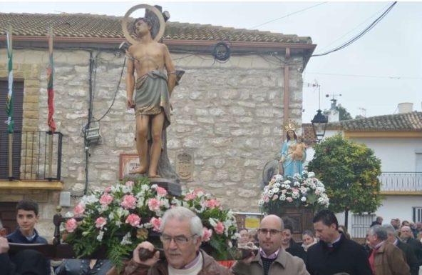 El Mármol celebra la festividad de su patrón, San Sebastián