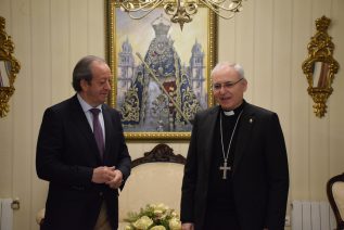 Visita institucional del alcalde de Andújar al Obispo diocesano