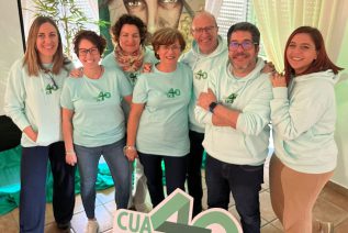 El equipo diocesano presente en el I Encuentro cuatro40 en la diócesis de Cartagena