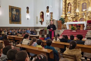 San Francisco de Asís, primera parada del Obispo en la Visita Pastoral a Linares