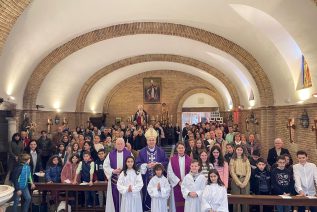 El Obispo Don Sebastián en la Parroquia de San Eufrasio de Jaén