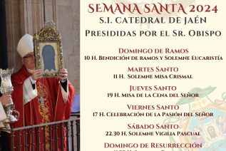 Celebraciones litúrgicas en la Catedral de esta Semana Santa 2024