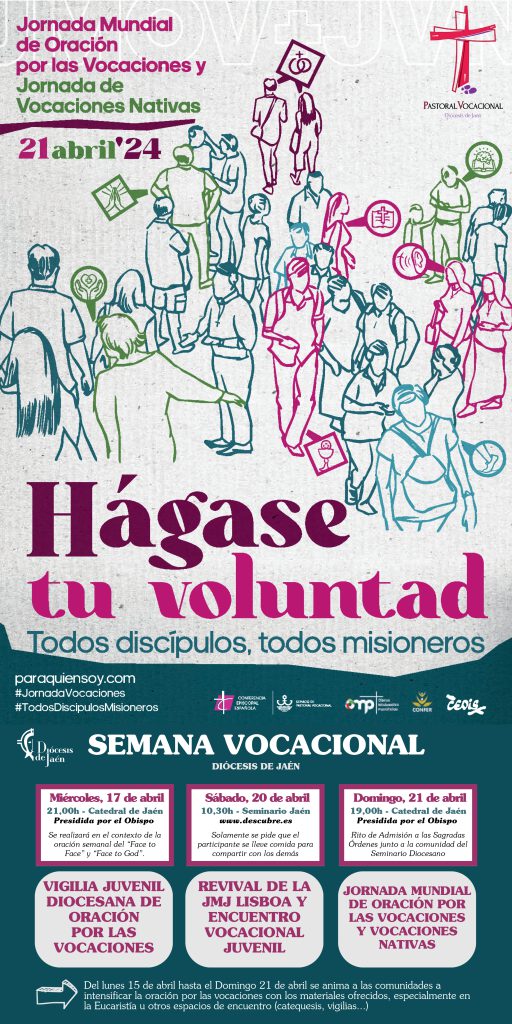 Semana vocacional y Jornada Mundial de Oración por las Vocaciones y  Vocaciones Nativas - Diócesis de Jaén