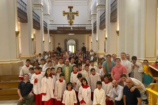 La Casa de la Iglesia acoge la última convivencia de monaguillos del curso