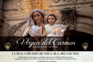 La Cofradía de la Virgen del Carmen de Baeza lanza una campaña para recoger alimentos para las contemplativas de la localidad