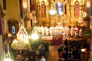 Alcalá la Real celebra a su patrona, la Virgen de las Mercedes, en el décimo aniversario de su coronación canónica