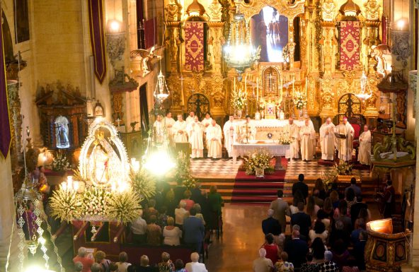 Alcalá la Real celebra a su patrona, la Virgen de las Mercedes, en el décimo aniversario de su coronación canónica