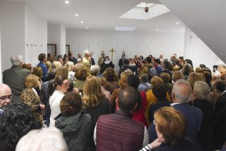 El Obispo bendice el columbario del convento de Santa María Magdalena de Baeza