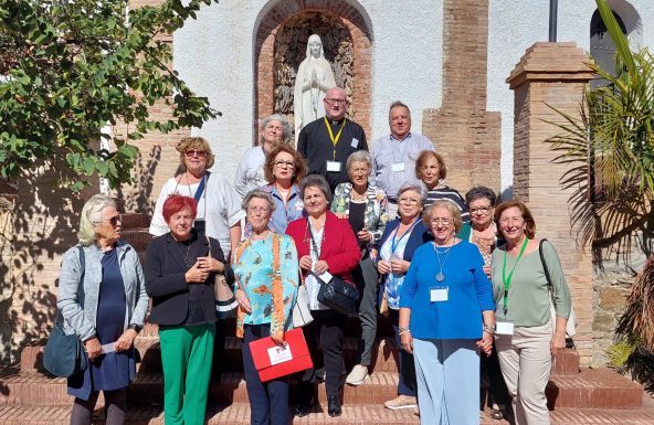 Mayores de Vida Ascendente de Jaén participan en unas jornadas de formación en Málaga