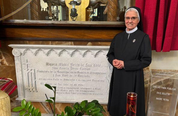 La Hermana Natividad ya viste el hábito de San José de la Montaña