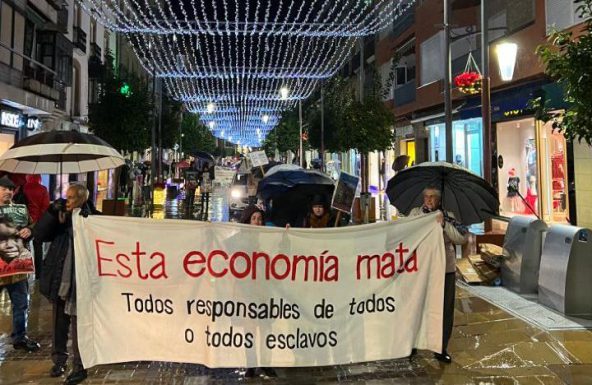 Marcha solidaria de Navidad en Úbeda, organizada por el Movimiento Cultural Cristiano