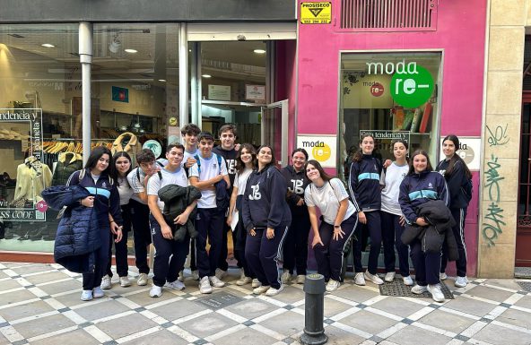 Unos 300 alumnos del Colegio Cristo Rey de Jaén descubren en una yincana el trabajo de Cáritas