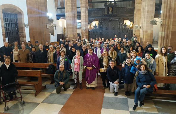 Cáritas celebra la Navidad en Andújar y se compromete a «ser luz, pesebre y esperanza»