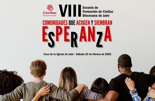 Cáritas Jaén celebrará su VIII Escuela de Formación con el lema «Comunidades que acogen y siembran esperanza»