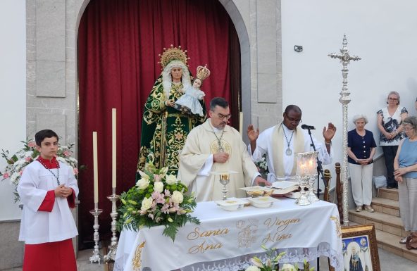 Los torrecampeños dan gracias a Dios en el I Aniversario de la Proclamación de Santa Ana como Alcaldesa Perpetua