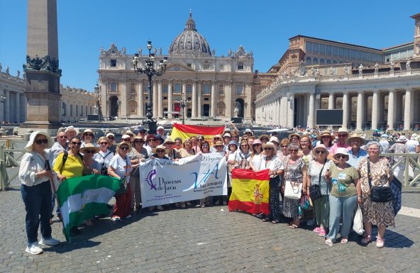 Los mayores lucran, en Roma, el Jubileo de la Esperanza