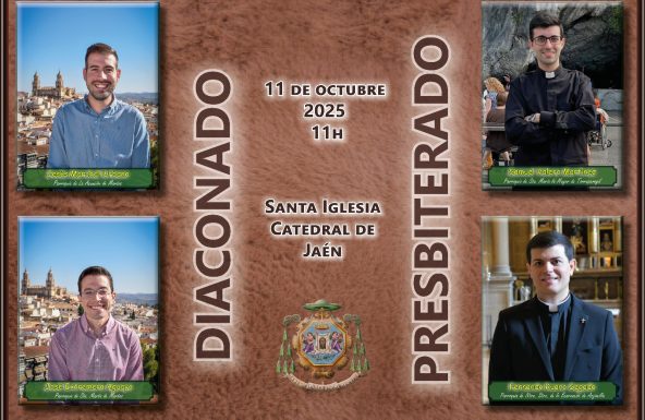 El Obispo ordenará, el próximo 11 de octubre, a dos presbíteros y a dos diáconos