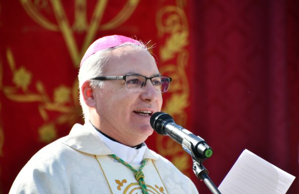 Palabras de agradecimiento del Obispo de Jaén tras el Rosario Magno de la Esperanza