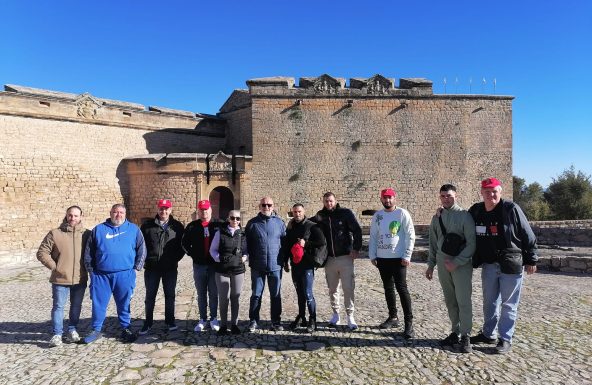 Cáritas Sabiote acoge y convive con un grupo de presos