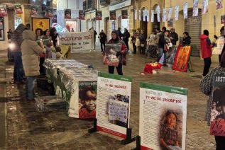Grito contra las guerras y el hambre:  por una paz desarmada y desarmante