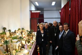 El Obispo bendice la exposición “Vida pública, Pasión, Muerte, Resurrección y Ascensión del Señor”