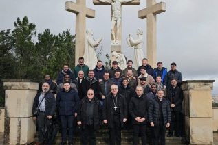 Los seminaristas visitan Fátima durante la Semana Blanca