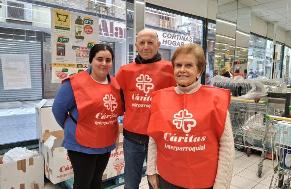 Más de 12.600 kilos de alimentos donados a Cáritas Interparroquial de Jaén