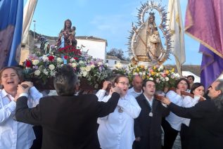 La imagen peregrina de la Virgen de la Cabeza concluye su recorrido por Alcalá la Real