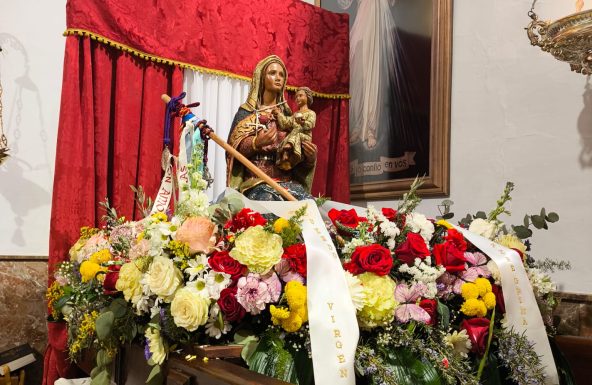 La imagen peregrina de la Virgen de la Cabeza visita Cárchel y Carchelejo
