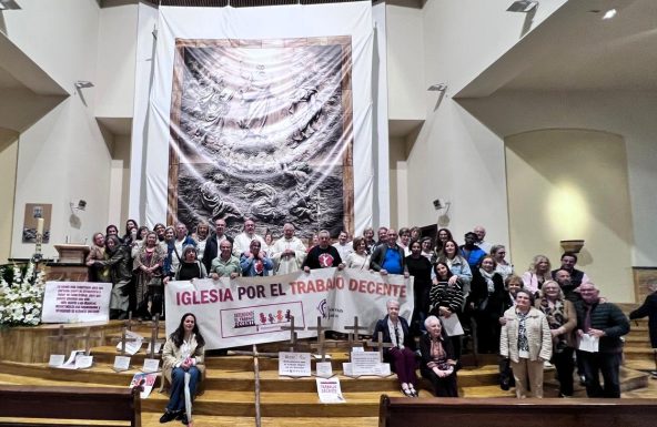 La Iglesia de Jaén se moviliza por un trabajo digno en memoria de las víctimas laborales, en el marco del 1º de mayo