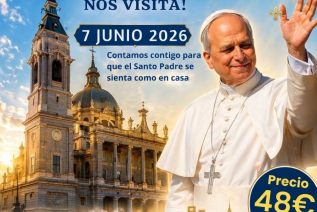 La Delegación de Peregrinaciones organiza un viaje a Madrid con motivo de la vista del Papa León XIV