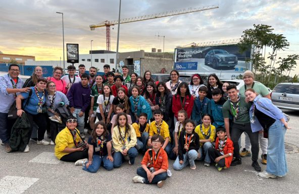 Los Scouts de la Diócesis de Jaén participan en el San Jorge federativo junto a más de 2.000 jóvenes andaluces