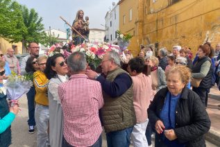 La Virgen de la Cabeza Peregrina visita Larva