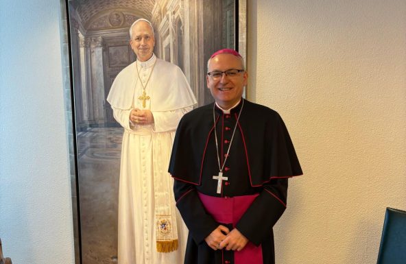 El Obispo de Jaén acompaña al Papa en su visita apostólica en España
